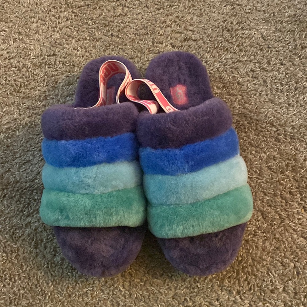 They are multi colors are only worn twice